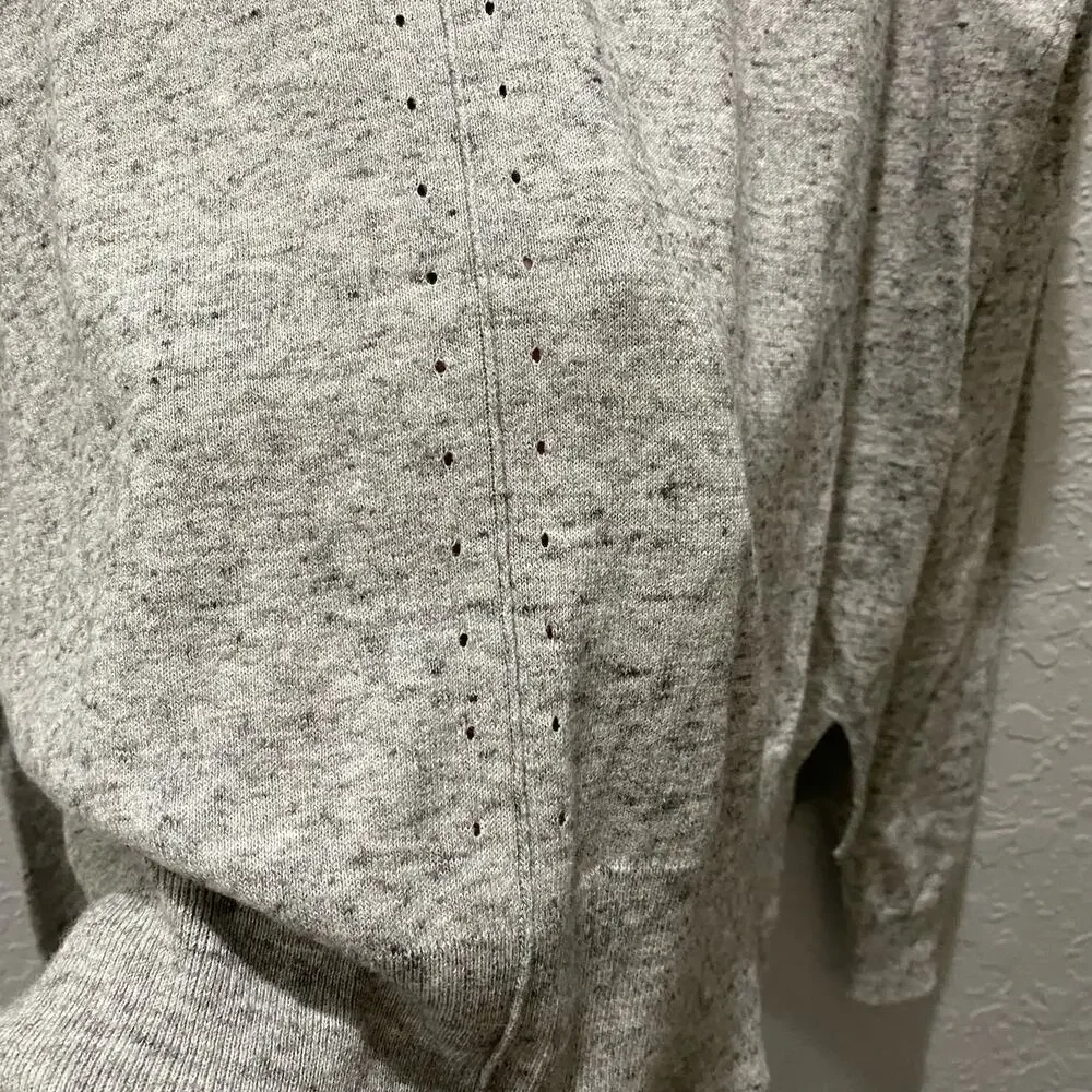 Gap Gray Lightweight Hooded Sweater Size XS